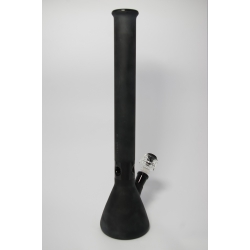 Pure Glass™ Classic Beaker Base Tube Black Frosted